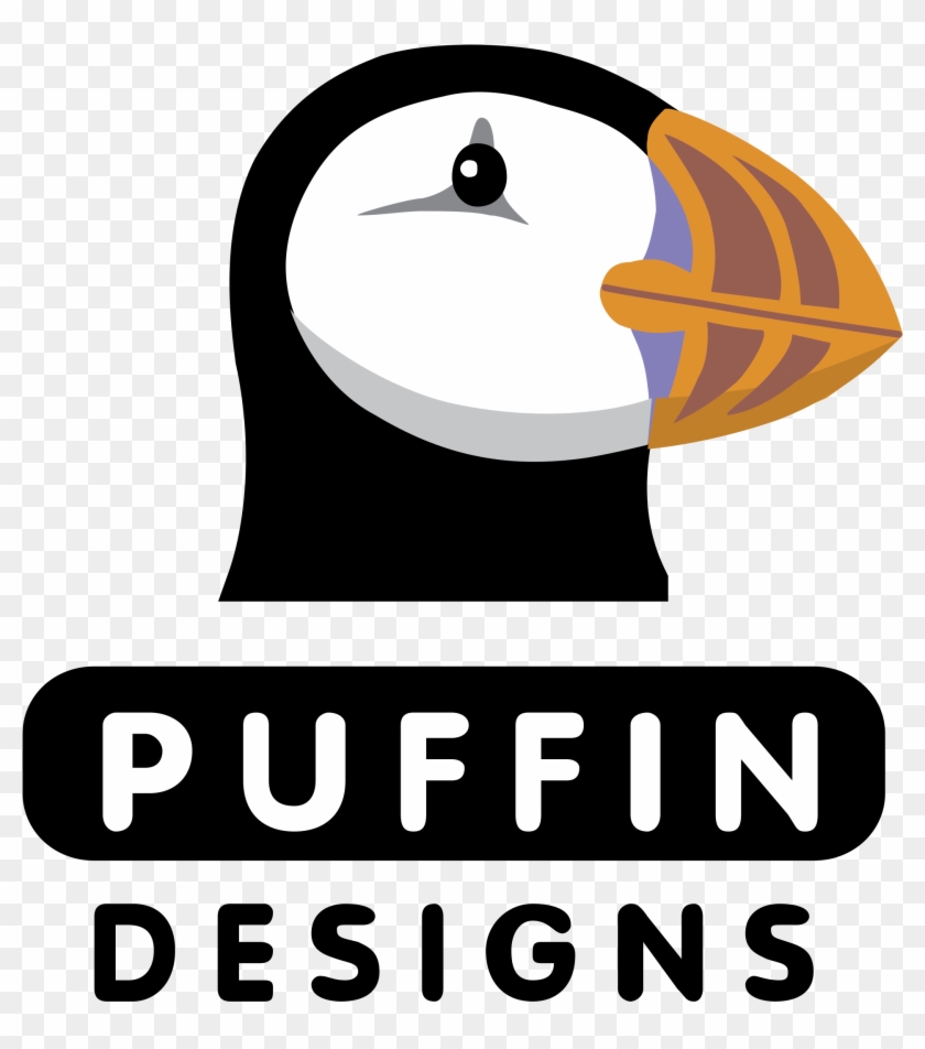 Puffin Designs Logo Png Transparent - Puffin Clipart