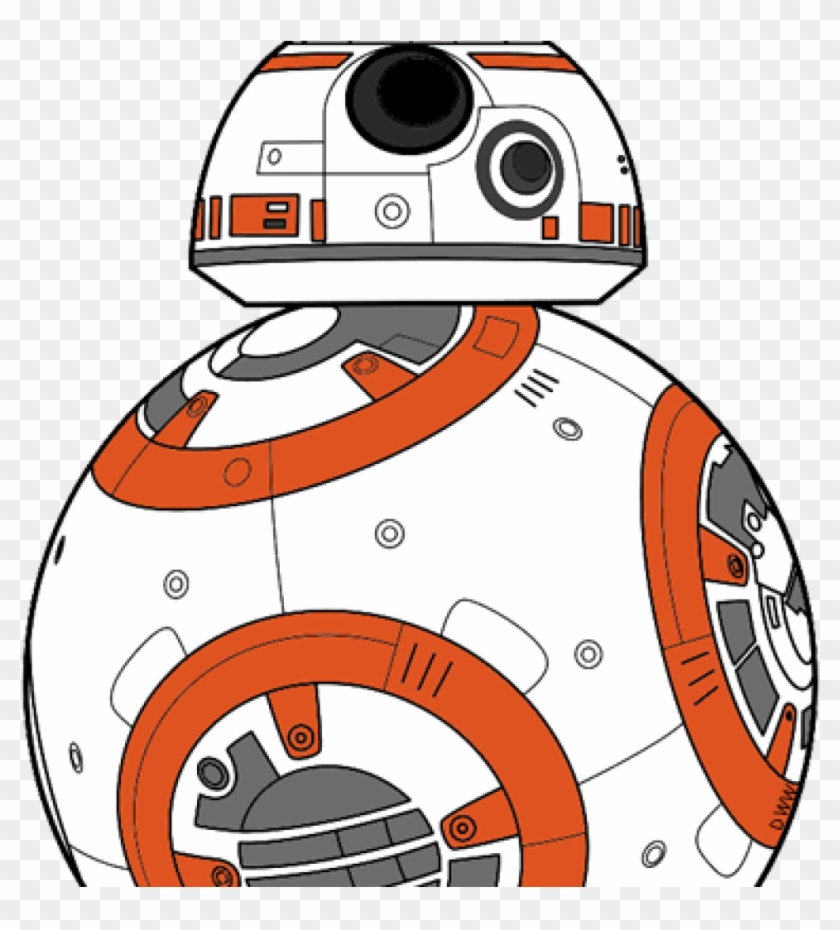 Star Wars Clipart Camera Clipart - Star Wars Characters Cartoons Bb8 - Png Download