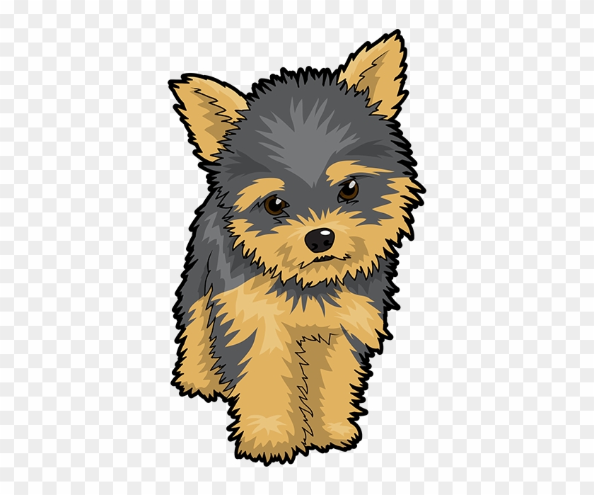 Vector Yorkie Vector - Cartoon Yorkshire Terrier Png Clipart