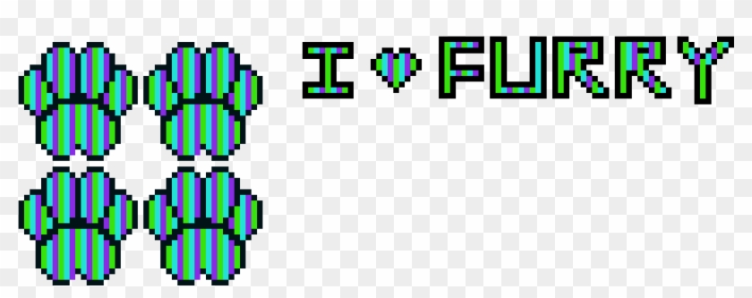 Pixel Furry - Furry Pixel Art Clipart