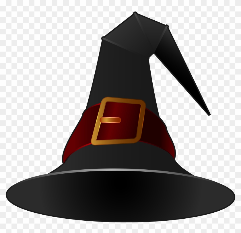 Black Witch Hat Png Clipart Image - Cap Halloween Png Transparent Png #42279