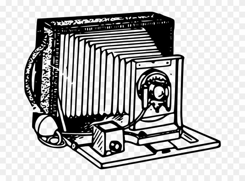Vector Transparent Stock Antique Camera Clipart - Png Download