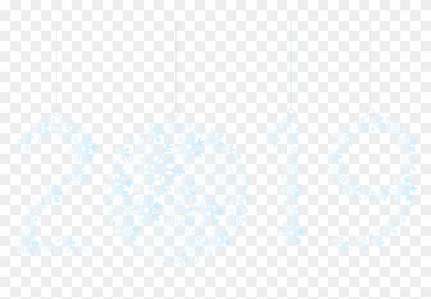 2019 Snowflakes Png - Happy New Year 2019 Facebook Cover Clipart