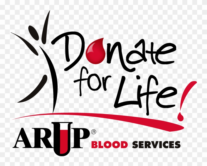 Arup Blood Services Donate For Life - Serving Life Blood Bank Clipart