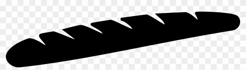 Open - Baguette Black Clipart