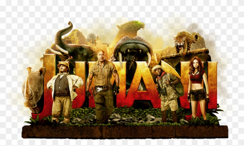 In A Brand New Jumanji Adventure, Four High School - Jumanji Welcome To The Jungle Drawings Clipart #42582