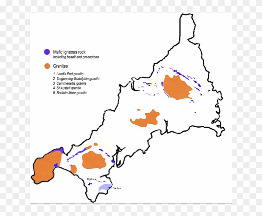 Cornwall Geology Lizard - Illustration Clipart #42626
