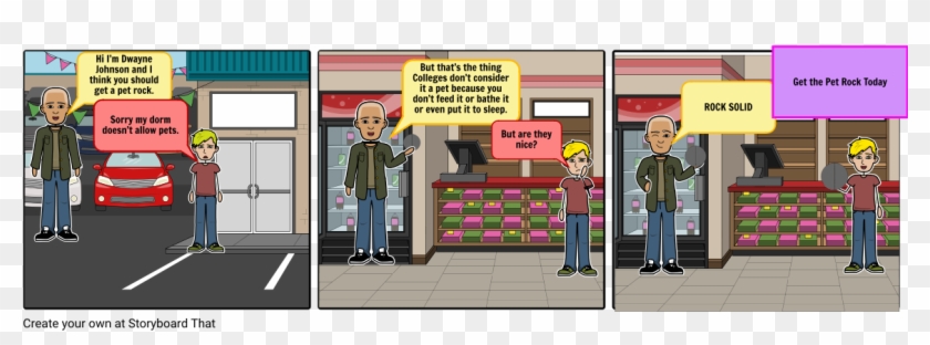 The Pet Rock Buy Buy Buy - Cartoon Clipart