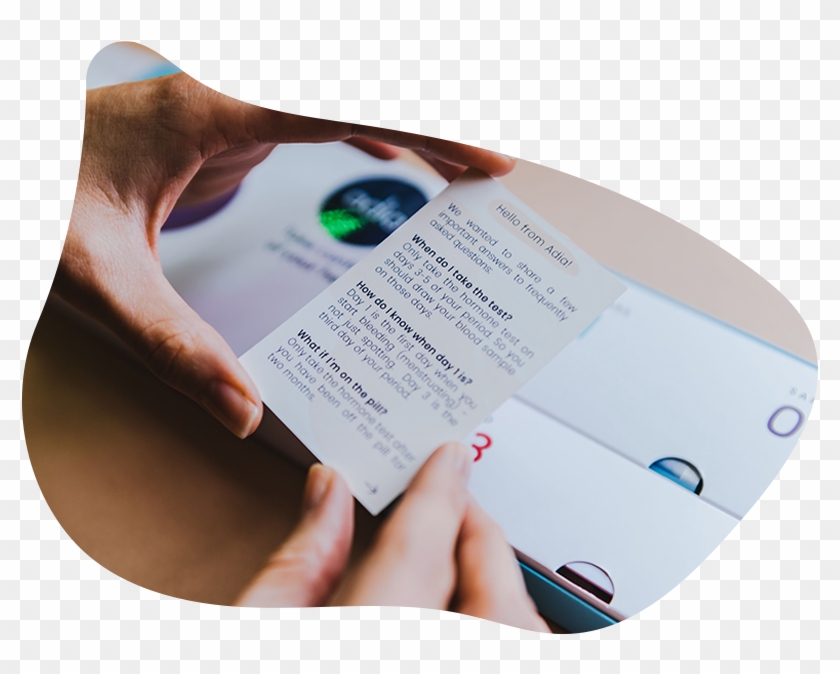 Fertility Blood Test - Label Clipart