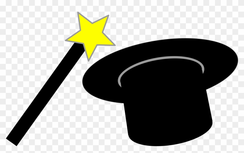 This Free Icons Png Design Of Magic Wand And Hat Clipart #42724