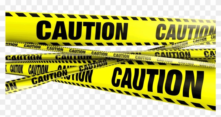 Customized Barricade Tape - Transparent Caution Tape Clipart #42836