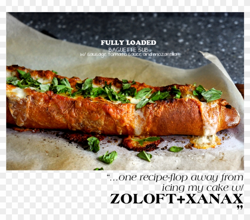 Fully Loaded Baguette - Loaded Baguette Clipart #42923