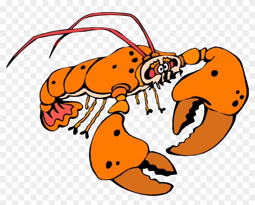 Clipart Info - Orange Lobster Clipart - Png Download #42924