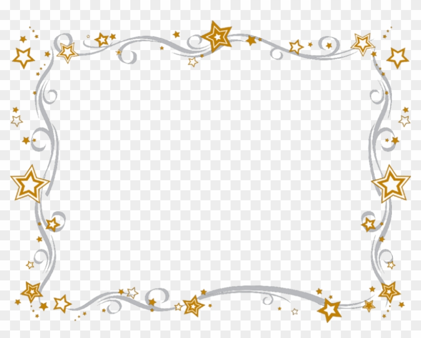 Stars Bling Cliparts - New Year Clipart Border - Png Download #43095