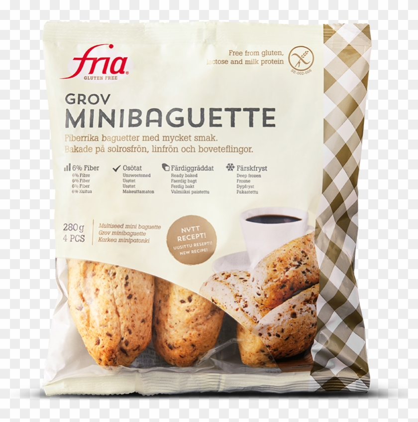 Gluten-free Multiseed Baguettes - Fria Clipart #43171