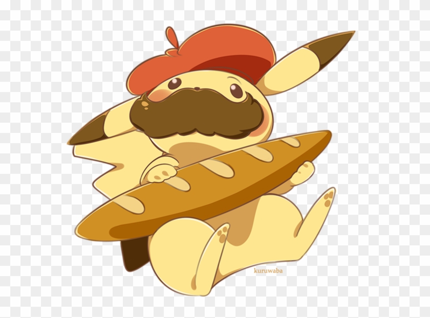 Clip Stock Pikachu Pok Mon Chibi Transprent Png Free - Baguette Pokemon Transparent Png #43222