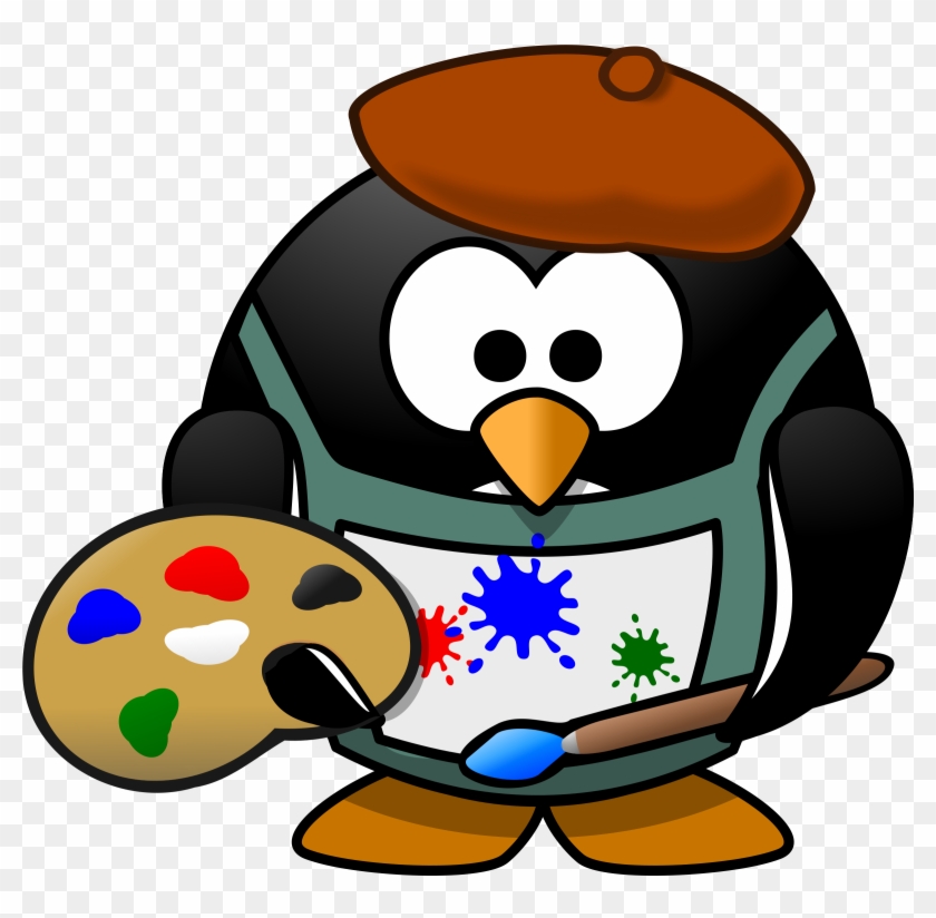 Clipart - Malende Kinder Comic - Png Download