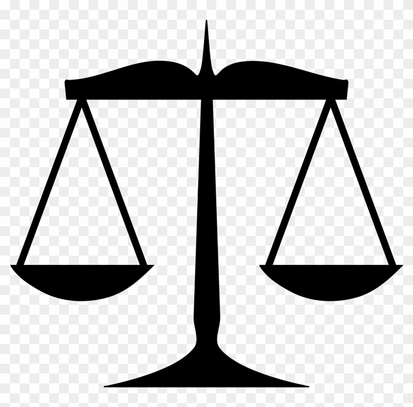 Rp Scales Of Justice - Scales Of Justice Clip Art - Png Download #43385