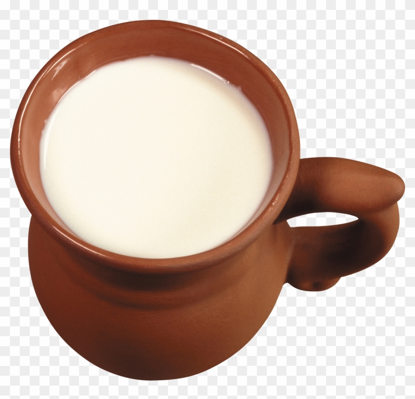 Milk Png Images Free Download, Milk Jar Png, Milk Carton - Milk Cup Png Clipart #43438