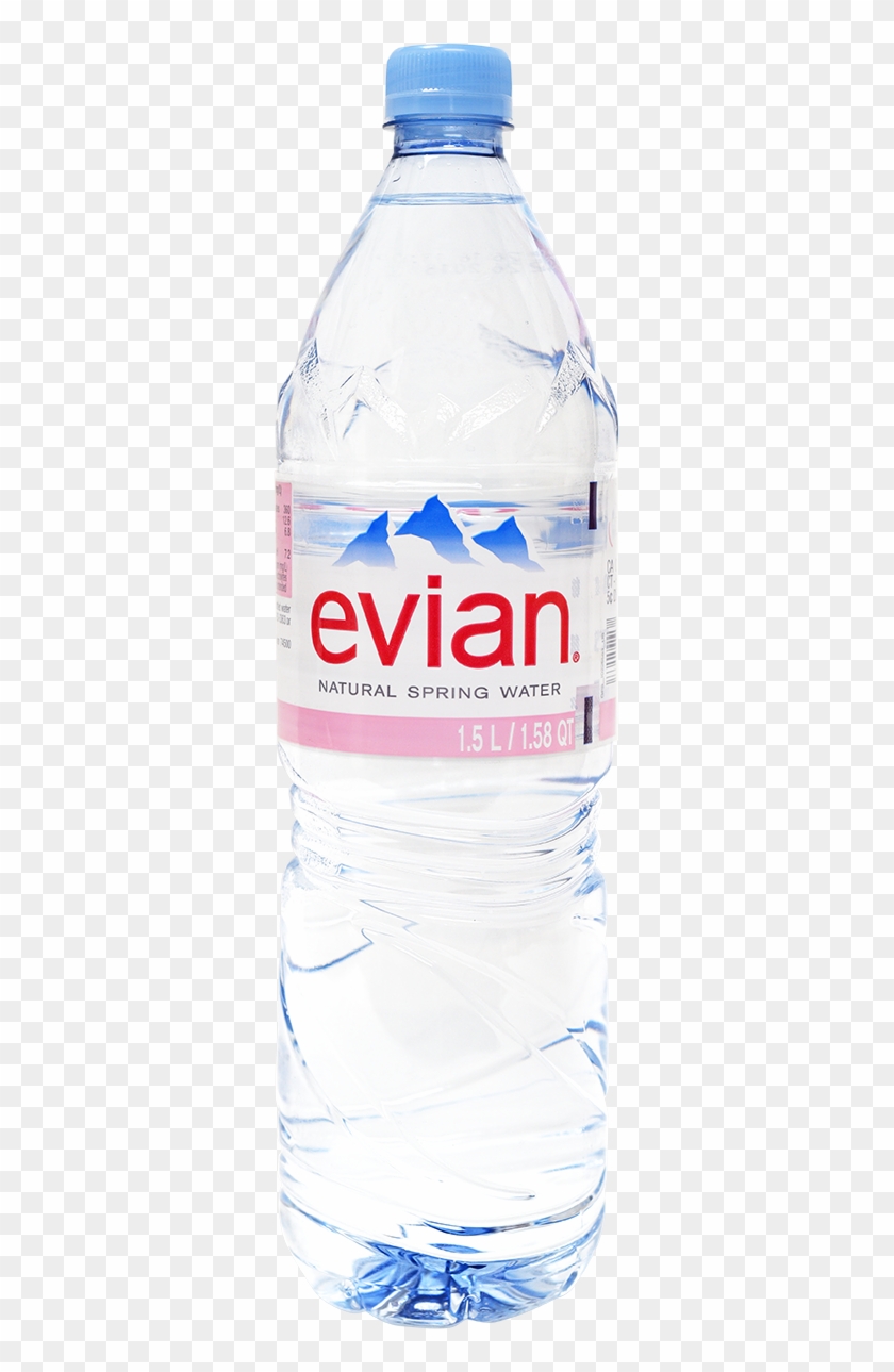 Evian Natural Spring Water - Label Clipart #43441