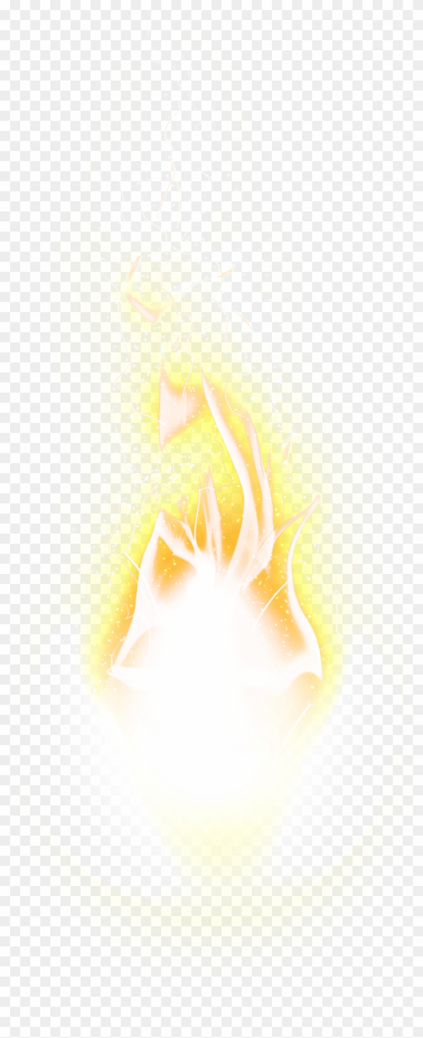 Fire Caused By Lightening - Macro Photography Clipart