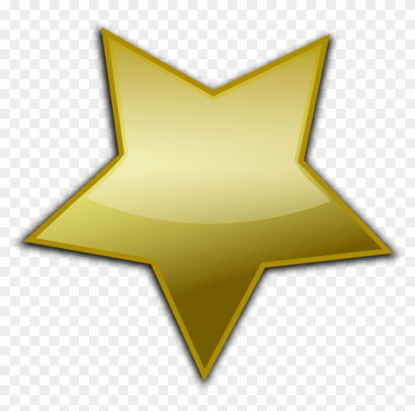 Free Png Download Gold Star Vector Png Images Background - Gold Star Vector Png Clipart