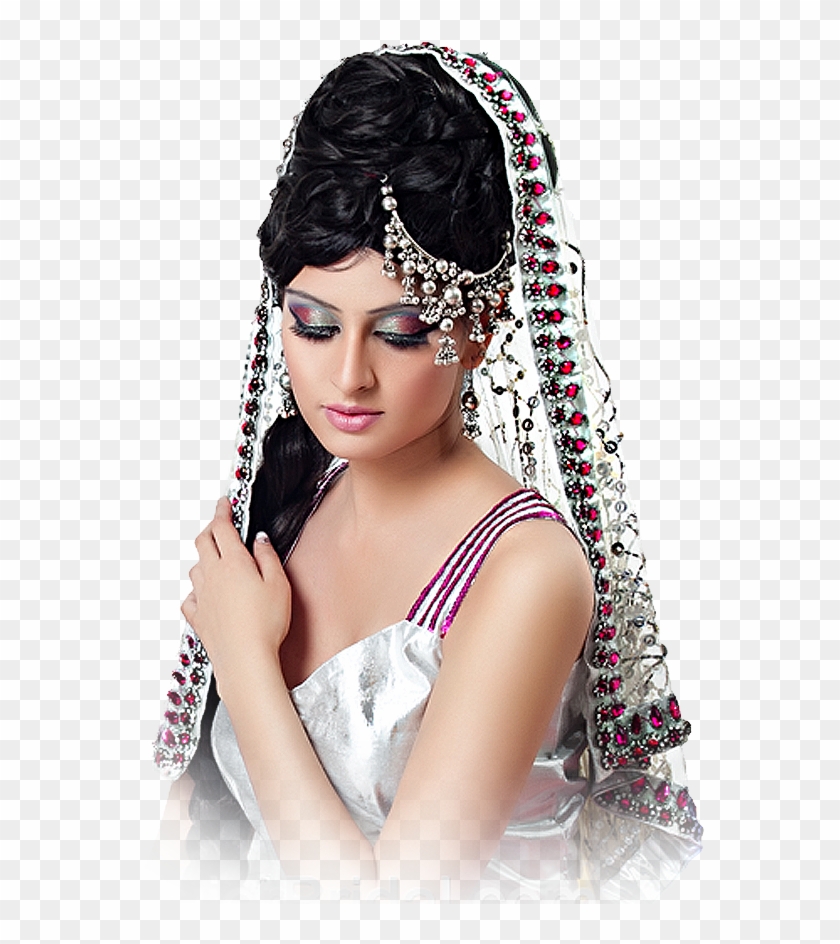 Com Hair And Makeup Artist Shimlas Asian Bridal Makeup - Bridal Beauty Parlour Png Clipart