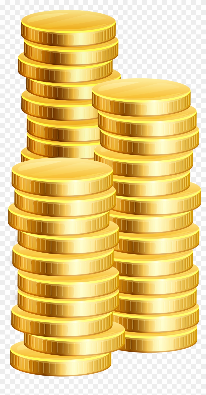 Coins Png Clip Art - Cash Transparent Png