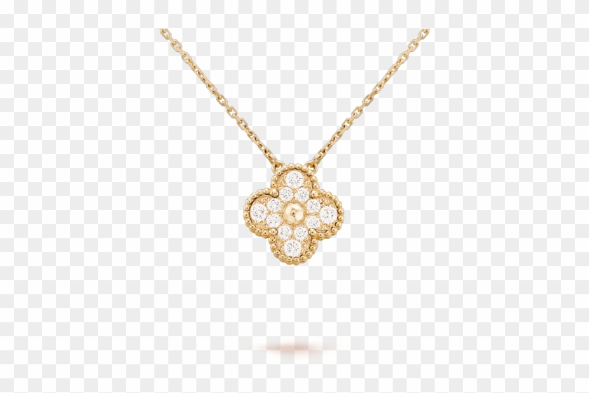 Vintage Alhambra Pendant - Van Cleef And Arpels Necklace Clipart