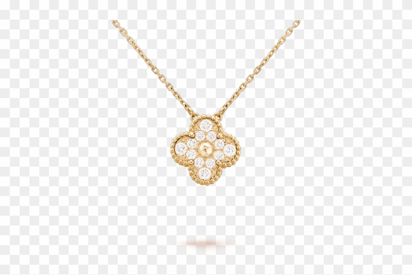 Vintage Alhambra Pendant - Van Cleef And Arpels Necklace Clipart #43838