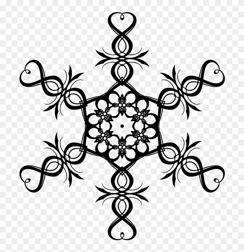 New Snowflake Clipart Transparent Background Photos - Snowflake Vector - Png Download
