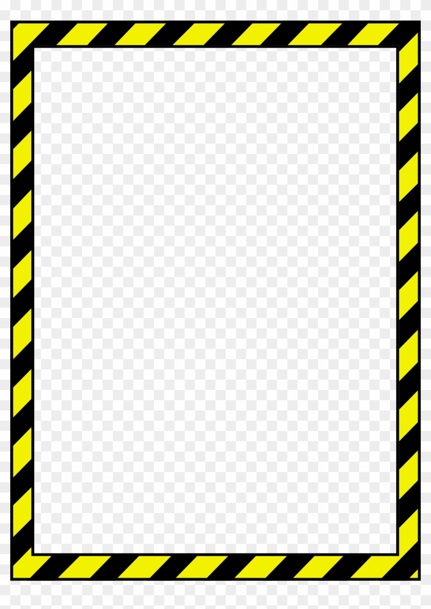 Danger Tape Cliparts - Caution Border - Png Download #44252