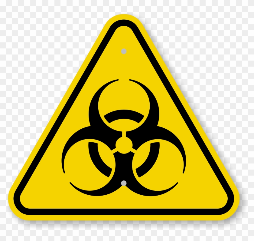 Hazard Sign Png - Biohazard Symbol Clipart #44281