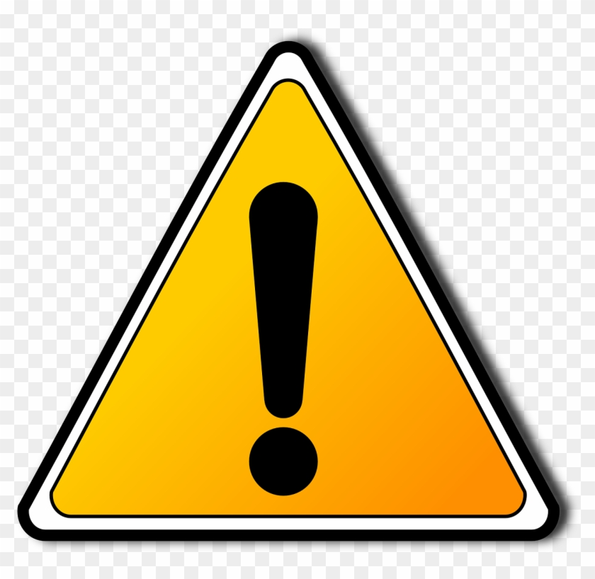 Warning Sign - Caution Sign Png Clipart