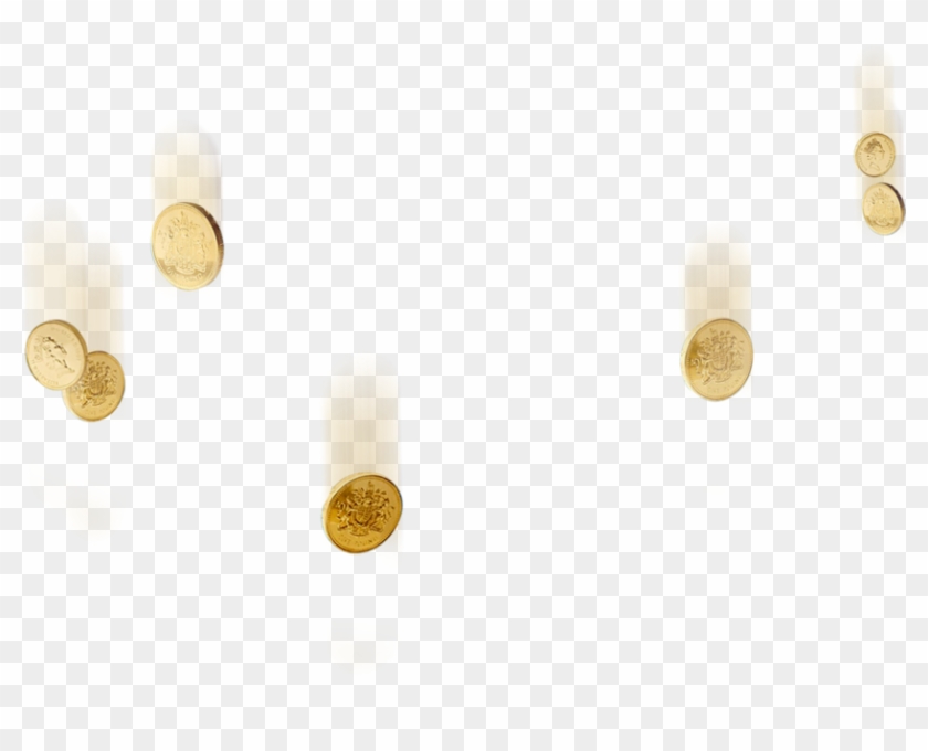 Raining Coins Png - Moedas Caindo Png Clipart #44356