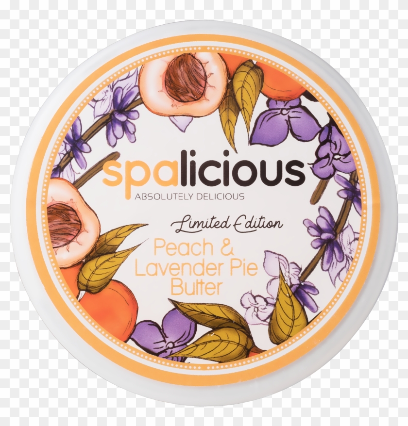 Peach & Lavender Butter - Spalicious Clipart #44382