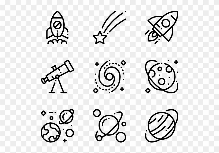 Space - Space Icon Clipart #44771