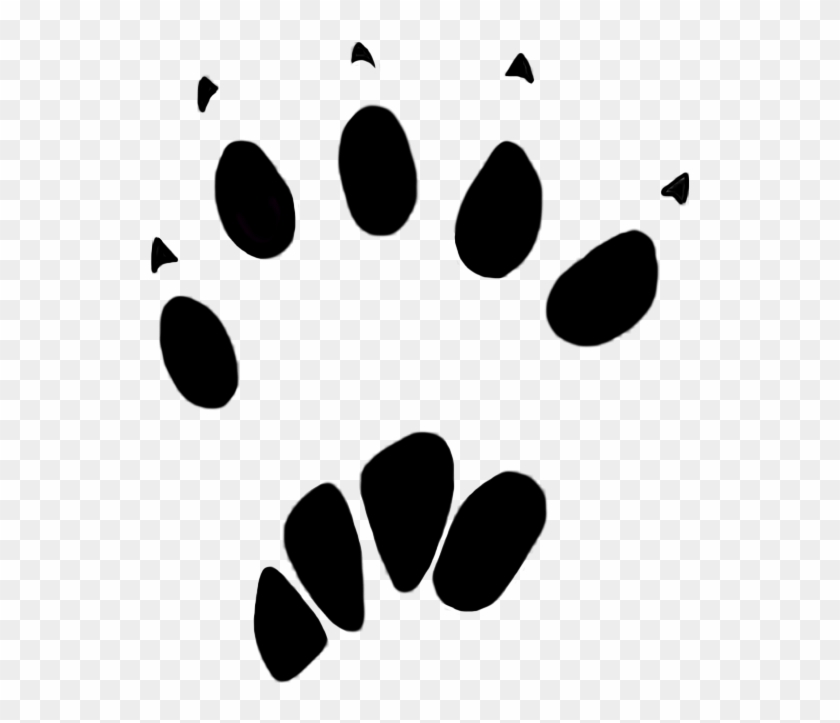 Vector Stock Paw Prints Animal Tracks - Footprint Clipart #44872