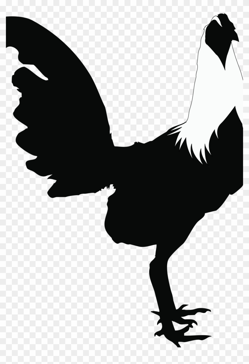 This Free Icons Png Design Of Rooster-black&white Clipart