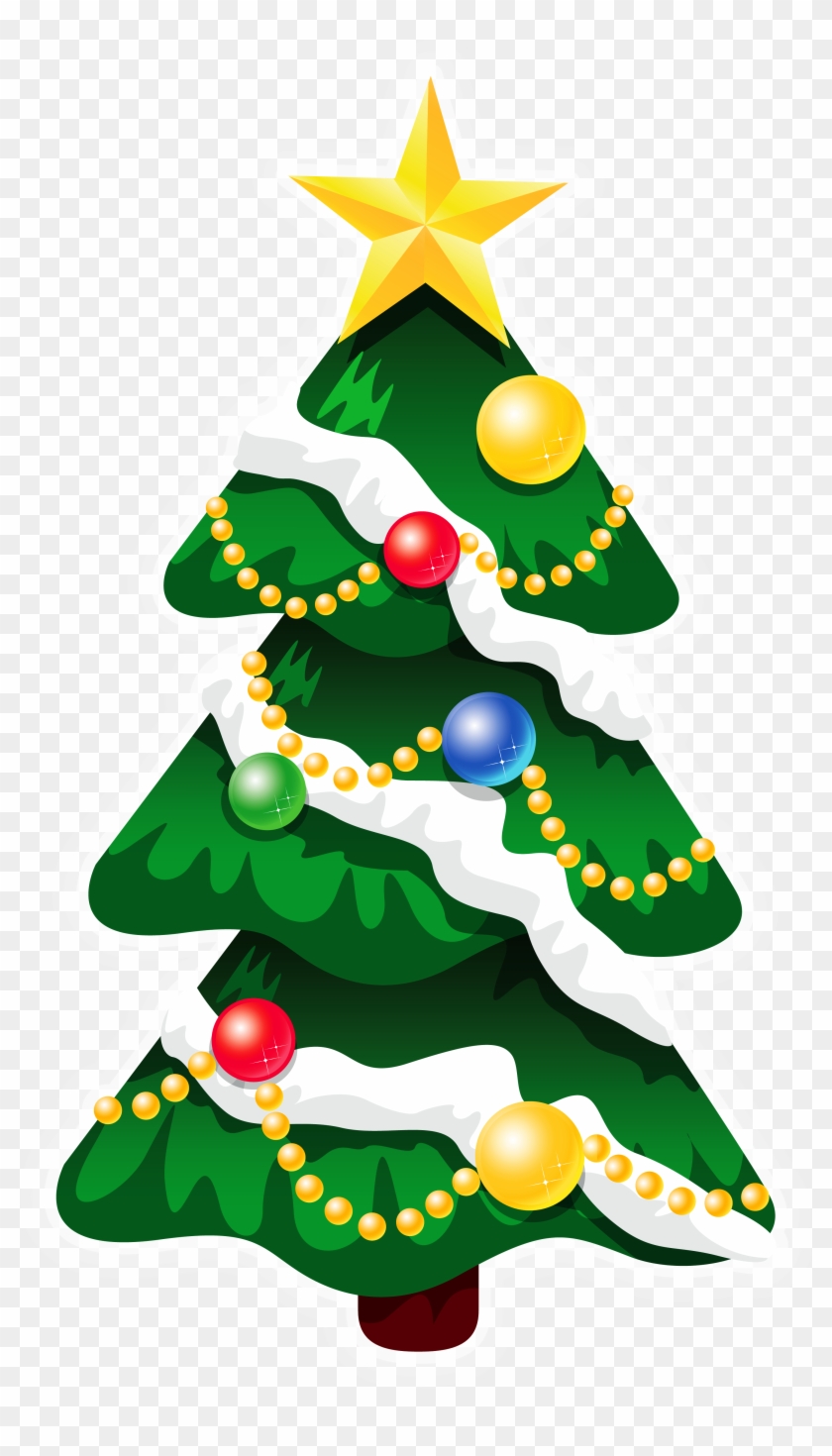 Clipart Christmas Tree Transparent - Png Download
