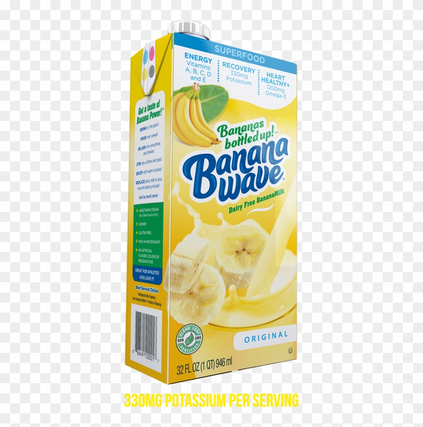 Banana Wave Bananamilk - Dairy Free Banana Milk Clipart #44916