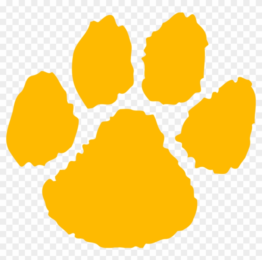 Wildcat Paw Print - Wildcat Paw Print Png Clipart #44965