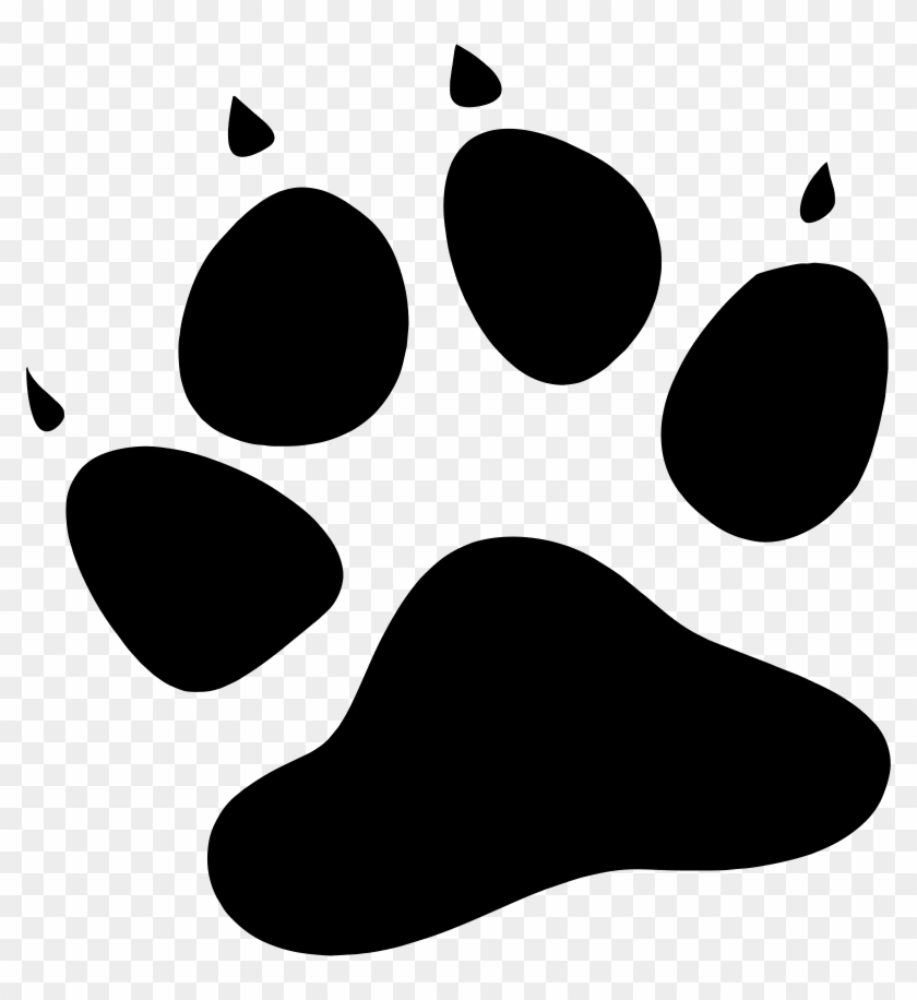 Sloth Clipart Paw Print - Amur Leopard Paw Print - Png Download