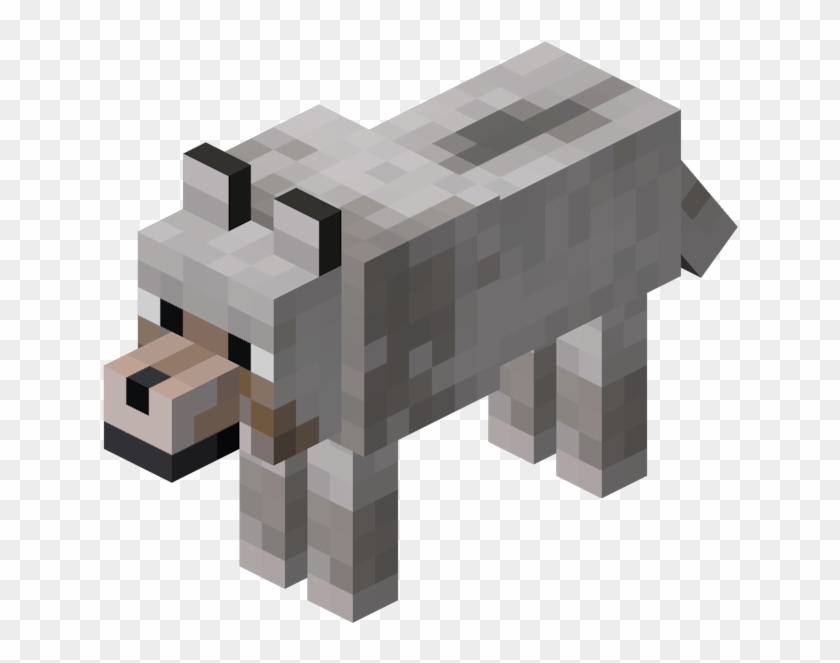 Minecraft Characters Wolf Clipart