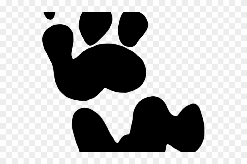 Dog Paw Prints Clipart - Koala Bear Paw Print - Png Download