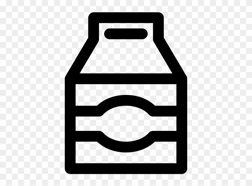 Milk Carton Rubber Stamp Clipart #45263