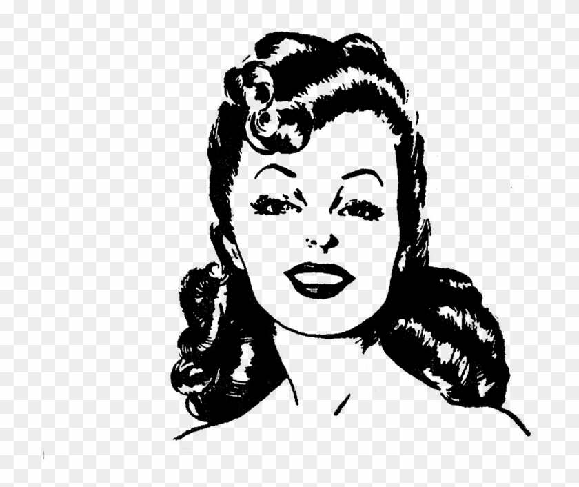 Black And White Vintage Drawing Clipart