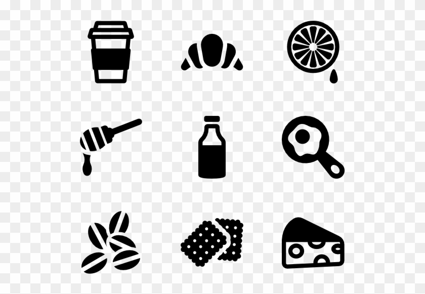 Having Breakfast - Milk Icon Vector Clipart