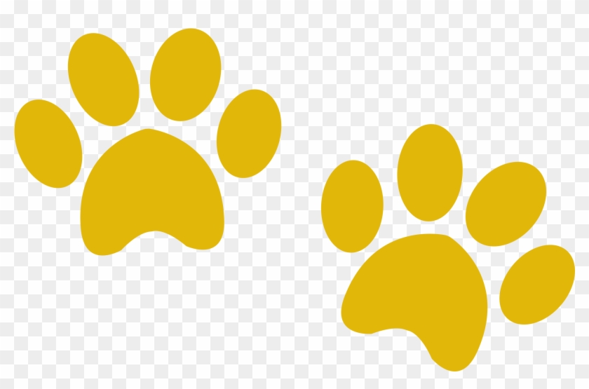 All Our Cottages Are Very Close To Dog Friendly Pubs - Yellow Paw Prints Png Clipart #45480