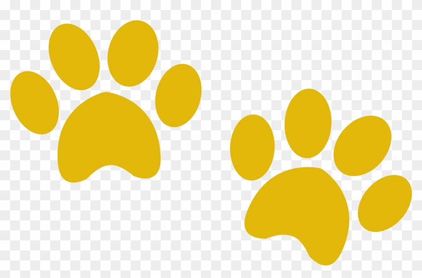 All Our Cottages Are Very Close To Dog Friendly Pubs - Yellow Paw Prints Png Clipart